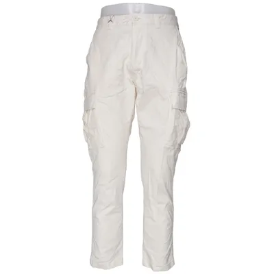 Cargo pants (White) from Zara Cotton, Elastane