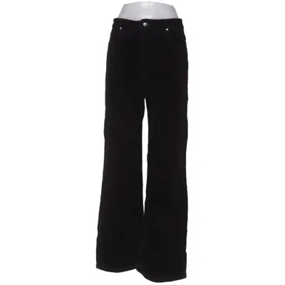 Corduroy pants (Black) from Divided by H&M Cotton, Elastane