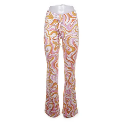 Byxor (Vit, Flerfärgad) från Divided by H&M Elastan, Polyester