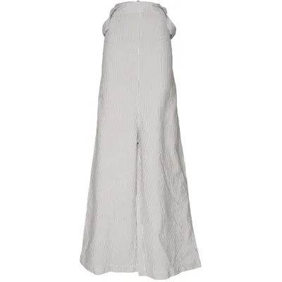 Palazzohose (Weiß, Mehrfarbig) von Uniqlo Leinen, Polyester, Viskose