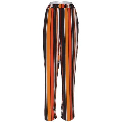 Pantalon patte d'éléphant (Noir, Orange, Blanc) de Lindon Polyester