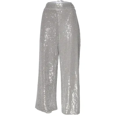 Palazzobyxor (Silverfärgad) från Zara Elastan, Polyester
