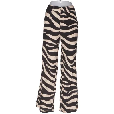 Pantalon patte d'éléphant (Noir, Beige) de Drôle de Copine Polyester