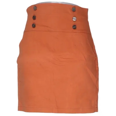 Jupe (Marron) de Allegra K Coton, Élasthane