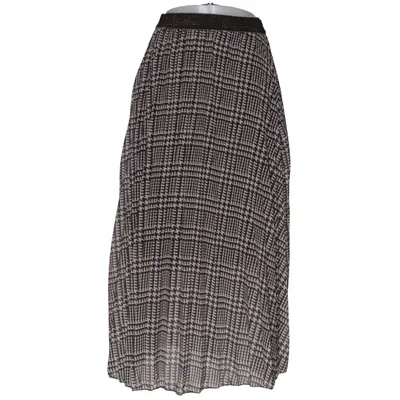 Maxi rok (Zwart, Wit) van Edith Polyester