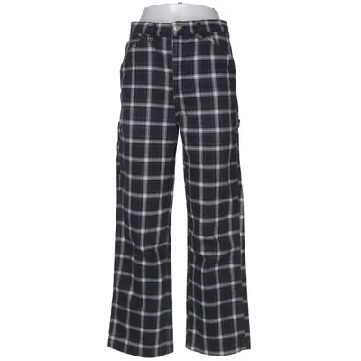 Byxor (Svart, Vit) från Topshop Petite Bomull, Polyester