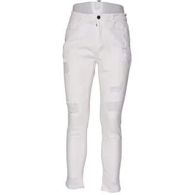 Jean (Blanc) de Icon Amsterdam Coton, Élasthane
