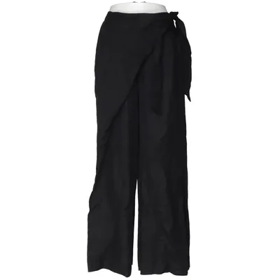 Wickelhose (Schwarz) von Oysho Leinen, Viskose