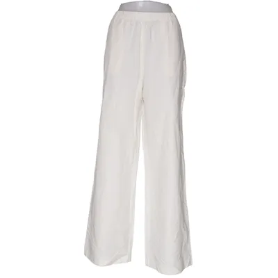 Bukser (Hvid) fra H&M Bomuld, Linned, Polyester, Viscose
