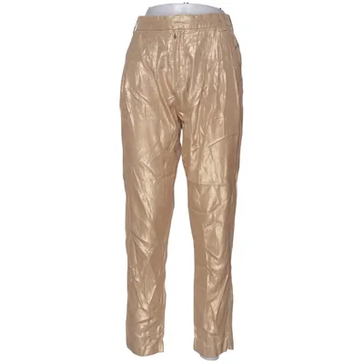 Pants (Gold) from InWear Cotton, Cupro