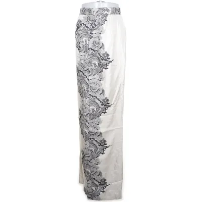 Jupe longue (Blanc, Noir) de By Malene Birger