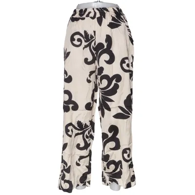 Pantalon patte d'éléphant (Beige, Noir) de Trois Ka Viscose