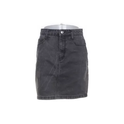 Jeanskjol (Grå) från Edited Bomull, Viskos