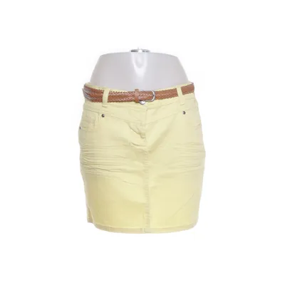 Jeanskjol (Gul) från Janina Denim Bomull, Elastan