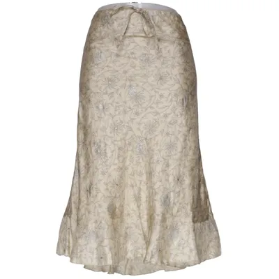 Skirt (Beige, Multicolored) from Share Polyester, Silk