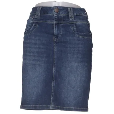 Jupe en jean (Bleu) de Pulz Jeans Coton, Élasthane