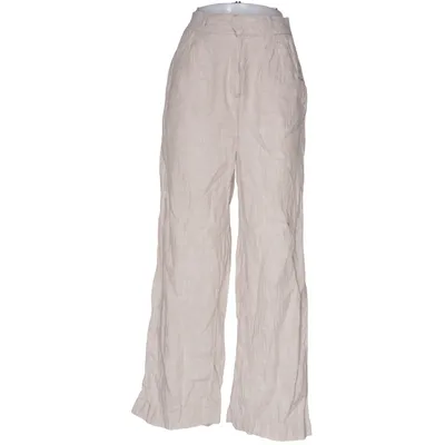 Pantalon patte d'éléphant (Beige) de Gina Tricot Lin