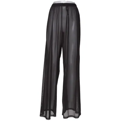 Palazzobukser (Sort) fra Ulla Popken Elastan, Polyester