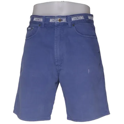 Short en jean (Bleu) de Moschino Jeans Coton