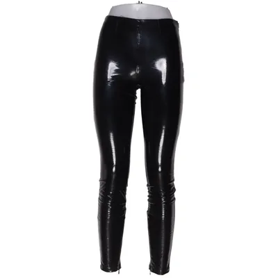 Lackbyxor (Svart) från Bik Bok Elastan, Polyester, Polyuretan