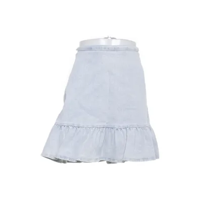 Kjol (Blå) från Pieces Bomull, Elastan