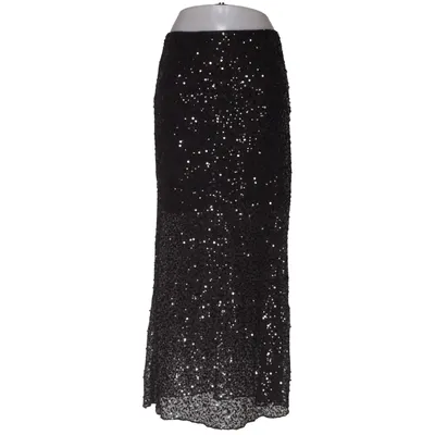 Långkjol (Svart, Silverfärgad) från STOCKH LM Studio Elastan, Polyester