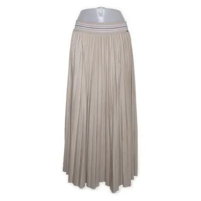 Långkjol (Beige) från Marina Rinaldi Elastan, Polyester