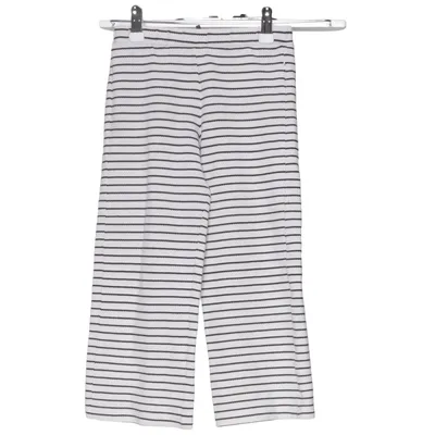 Pantalon patte d'éléphant (Blanc, Noir) de Tom Tailor Coton