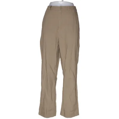 Chinos (Groen) van Uniqlo Linnen, Polyester, Viscose