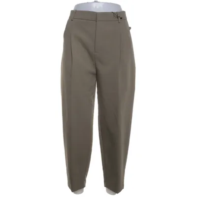 Kostuumbroek (Groen) van Zara Polyester, Viscose