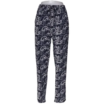 Pants (Blue, White) from Amparo Elastane, Polyester