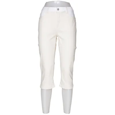 Pantacourt (Beige, Blanc) de Geisha Coton, Élasthane, Modal