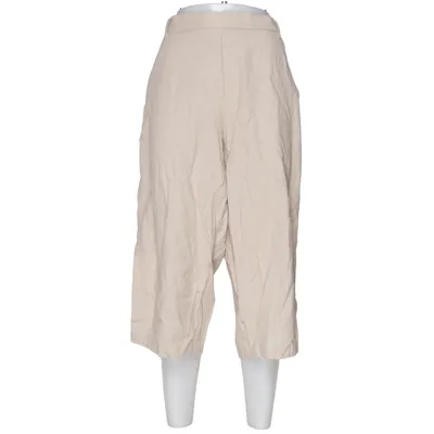 Three-quarter pants (Beige) from Zhenzi Cotton, Linen