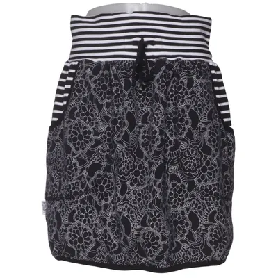 Kjol (Svart, Vit, Flerfärgad) från Ladyjen Bomull, Elastan