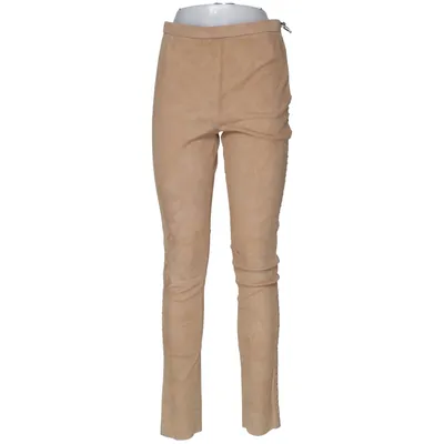 Leather pants (Beige) from Depeche Suede