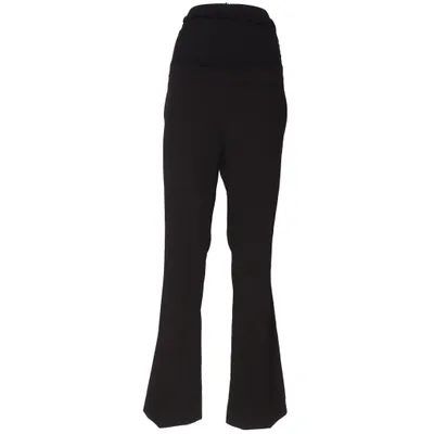 Zwangerschapsbroek (Zwart) van New Look Maternity Elastaan, Polyester, Viscose