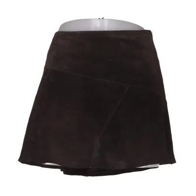 Läderkjol (Brun) från River Island Skinn, Polyester