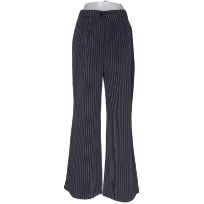 Byxor (Blå, Vit) från Halara Elastan, Polyester