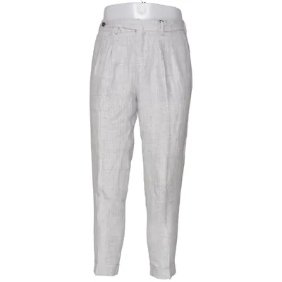 Suit pants (Gray) from TESSUTI DI SONDRIO Linen