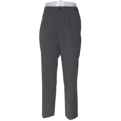 Pantalon (Gris) de Uniqlo Coton, Élasthane, Polyester recyclé, Viscose