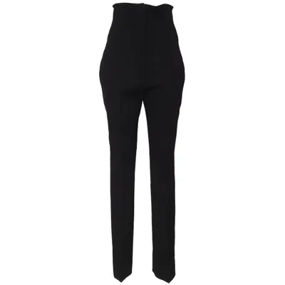 Jakkesætsbukser (Sort) fra Victoria Beckham Bomuld, Elastan, Polyamid, Polyester, Uld