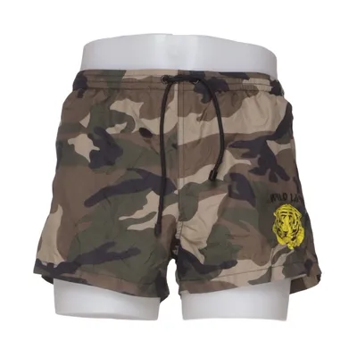 Swim shorts (Brown, Green, Black) from Zara Man Polyester