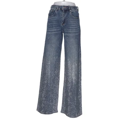Jean (Bleu, Argent) de Monday Denim Coton, Élasthane, Polyester