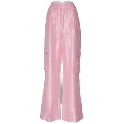 Cargo pants (Pink) from Gina Tricot Polyamide, Viscose
