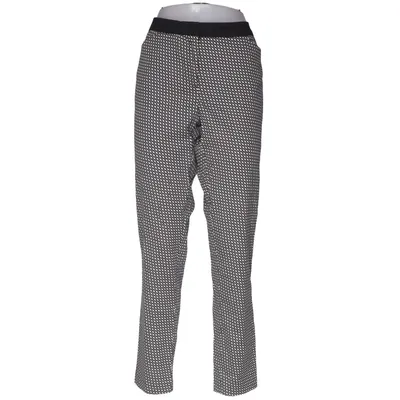 Pants (Black, White) from Up Fashion Cotton, Elastane