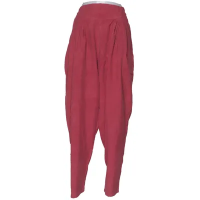 Pants (Red) from Vittoria Verani Acetate, Silk