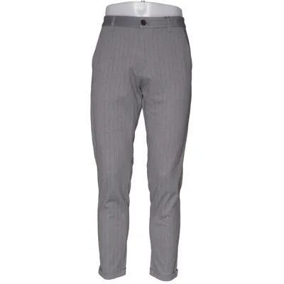 Kostuumbroek (Grijs) van Lindbergh White Elastaan, Polyester, Viscose