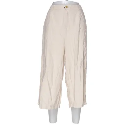Culottes (Beige) van Uniqlo Katoen, Linnen