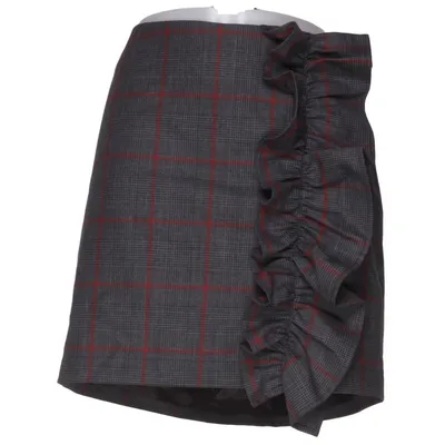 Rok (Grijs, Rood) van Birgitte Herskind Elastaan, Polyester, Wol