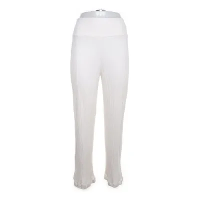 Palazzo broek (Beige) van Les Lunes Elastaan, Viscose